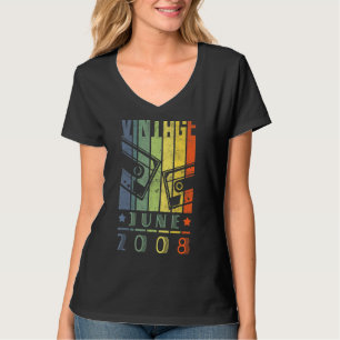 T-shirt Magnifique Depuis Juin 2008 14 Ans 14ème Anniversa