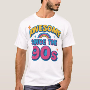 T-shirt Magnifique depuis les années 90 - Colorful Retro Y