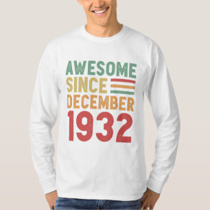 T-shirt Magnifique depuis mai 1932 90e anniversaire Cadeau