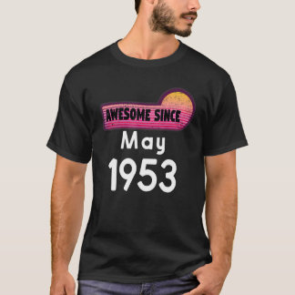 T-shirt Magnifique Depuis Mai 1953 Anniversaire 1953 Mai V