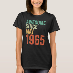 T-shirt Magnifique depuis mai 1965 Chemise 58e anniversair
