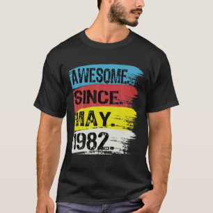 T-shirt Magnifique Depuis Mai 1982 Gemini Homme Taurus Gir