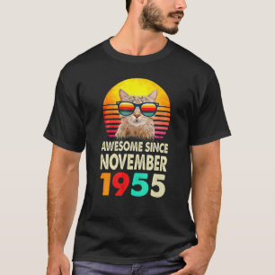 T-shirt Magnifique Depuis Novembre 1955 67H Anniversaire C