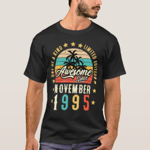 T-shirt Magnifique depuis novembre 1995 Vintage 26e annive