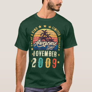 T-shirt Magnifique depuis novembre 2009 Vintage 13ème anni