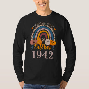 T-shirt Magnifique depuis octobre 1942 80e anniversaire Ha