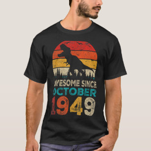 T-shirt Magnifique depuis octobre 1949 73ème anniversaire 