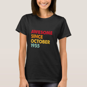 T-shirt Magnifique depuis octobre 1955 67e anniversaire 67