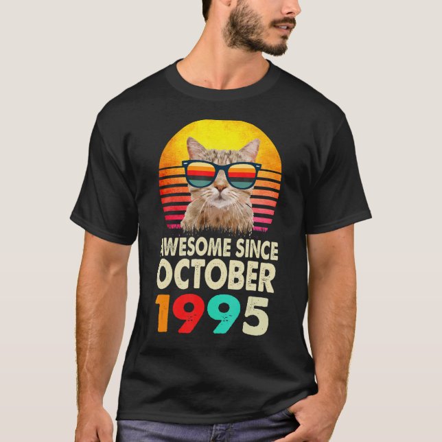 T-shirt Magnifique depuis octobre 1995 27e anniversaire Ch (Devant)