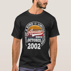T-shirt Magnifique depuis octobre 2002 20e anniversaire 20