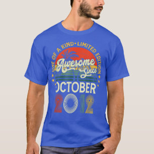 T-shirt Magnifique depuis Octobre 2012 10e Anniversaire Ca