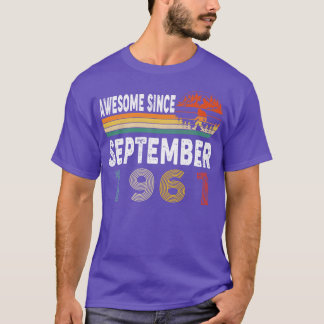 T-shirt Magnifique Depuis Septembre 1961