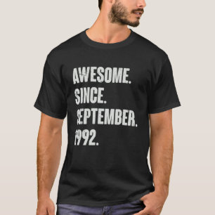 T-shirt Magnifique depuis septembre 1992 30 ans 30e annive