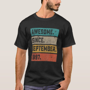 T-shirt Magnifique depuis septembre 1997 Vintage 25e anniv