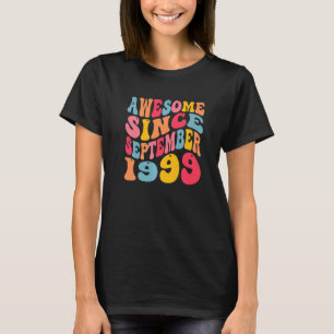 T-shirt Magnifique Depuis Septembre 1999 23 Ans Rétro 23èm