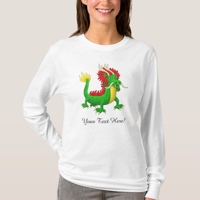 T-shirt Magnifique dragon chinois (Devant)