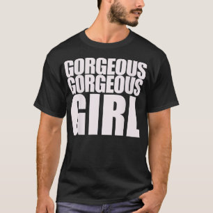 T-shirt Magnifique fille BFF Drôle Mème sur le dos