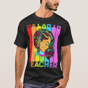 T-shirt Magnifique Fille Noire Magie Mélanine Qui Pète Éco