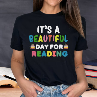 T-shirt Magnifique journée de lecture pour l'élève enseign