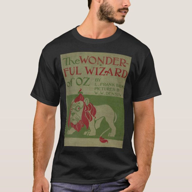 T-shirt Magnifique magicien de la couverture de livre Oz (Devant)