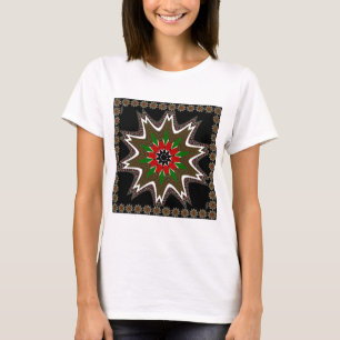 T-shirt Magnifique Motif Culturel Kenya Géométrique