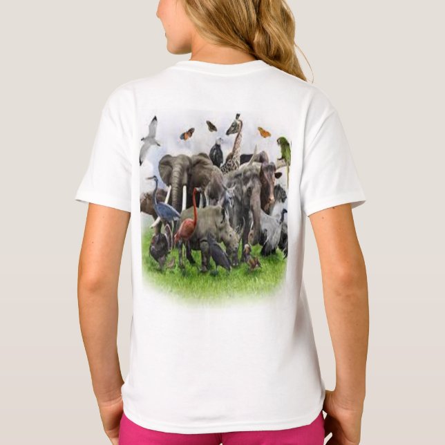 T-shirt magnifique nature  (Dos)