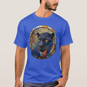 T-shirt Magnifique œuvre d'art en verre teinté de panthère