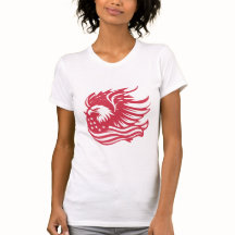 Magnifique oeuvre numérique d'aigle patriotique