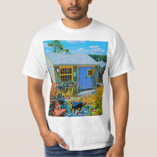 T-shirt Magnifique peinture cycliste