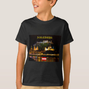 T-shirt Magnifique ! Salzbourg Autriche avec drapeau