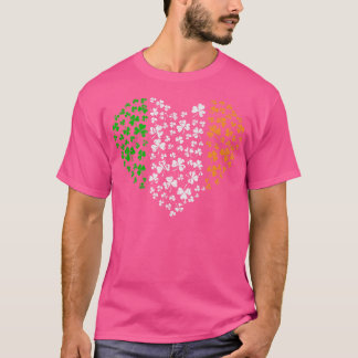 T-shirt Magnifique Shamrock Heart St