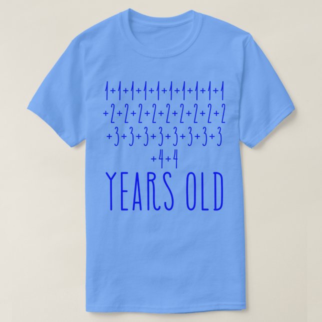 T-shirt Magnifique Simple Math 60e Anniversaire Chemises p (Design devant)