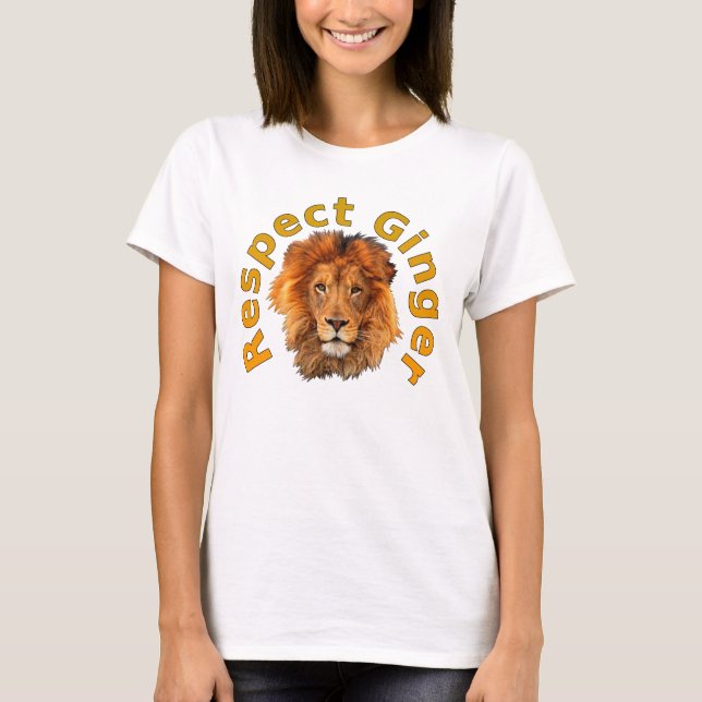 T-shirt Magnifique Tête de Lion Magnifiquement Regal (Devant)