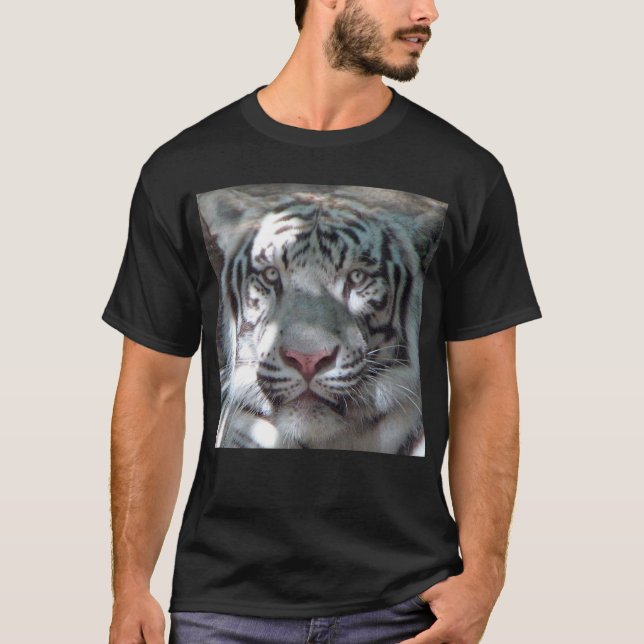T-shirt Magnifique tigre blanc (Devant)