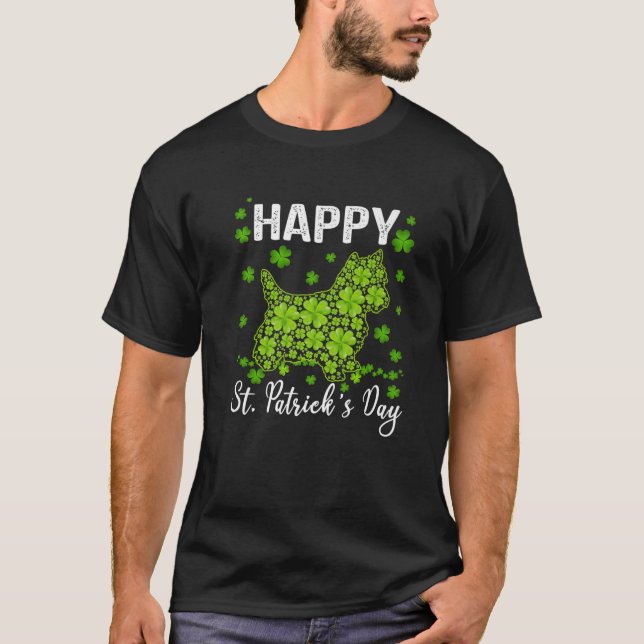 T-shirt Magnifique Yorkshire Terrier Saint Patrick's Day C (Devant)