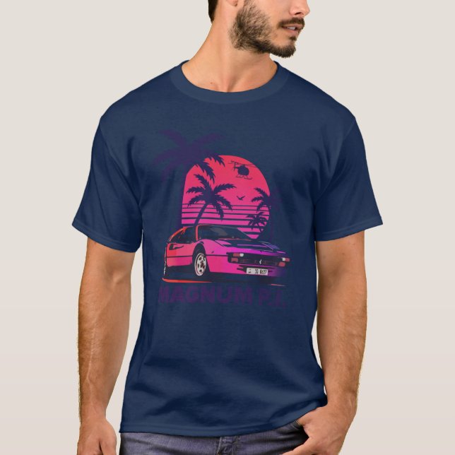 T-shirt Magnum Pi Hawaï (Devant)