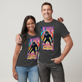 T-shirt Magouilles du singe noir