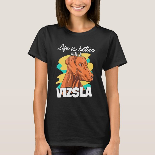 T-shirt Magyar Vizsla Conception Pour Un Propriétaire De M (Devant)