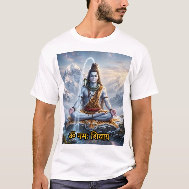 T-shirt Mahadev Spiritual Energy ArtT-Shirt (Devant)