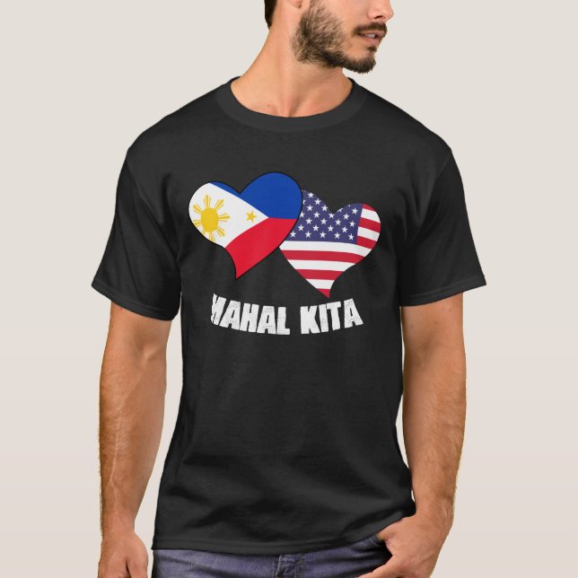 T-shirt Mahal Kita Filipino Love Expression For A Pinay (Devant)