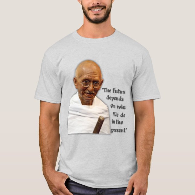 T-shirt Mahatma Gandhi Them (Devant)