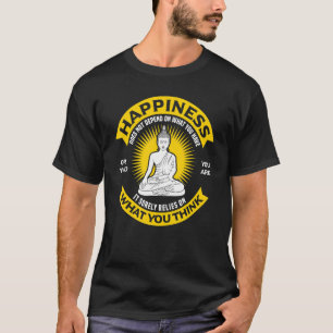 T-shirt Mahayana Bouddhisme Vajrayana Bouddha Statue Sansk
