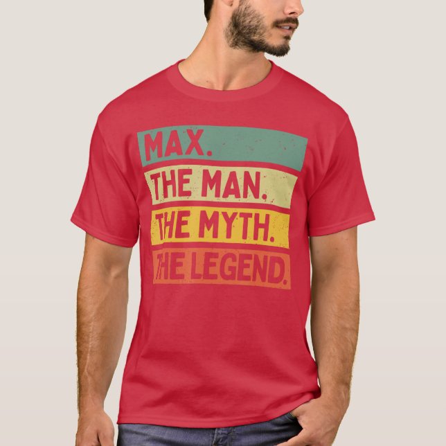 T-shirt Mahe Manhe Mythhe Legend Funny Personalized Quote  (Devant)