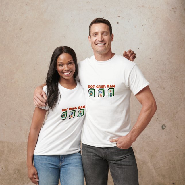 T-shirt Mahjong Dot Crak Bam (Créateur téléchargé)