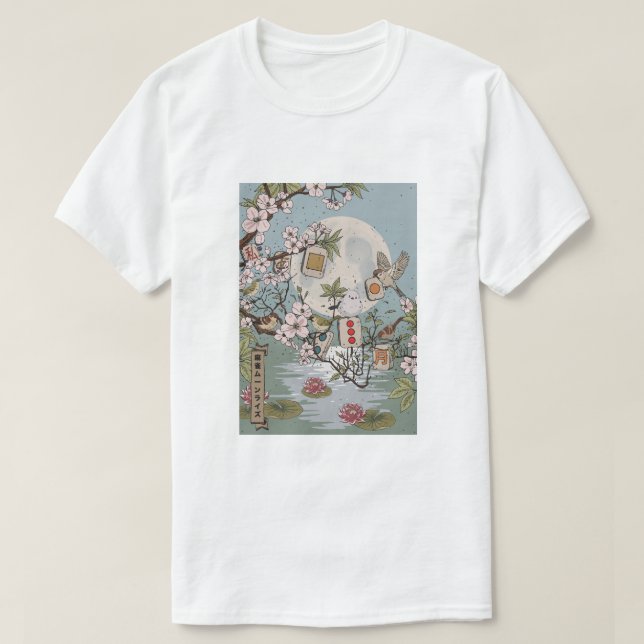 T-shirt Mahjong Lever de lune (Design devant)