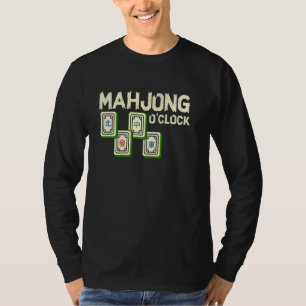 T-shirt Mahjong O'clock Drôle Mahjong Joueur
