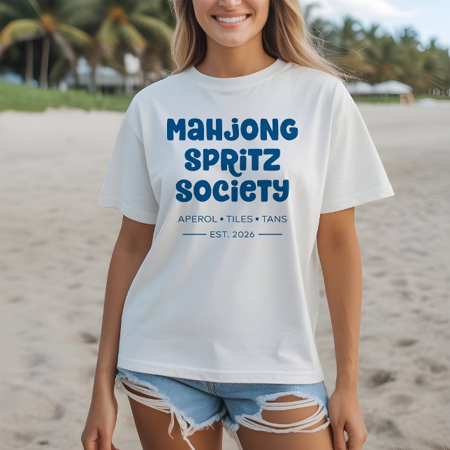 T-Shirt Mahjong Spritz Society (Créateur téléchargé)
