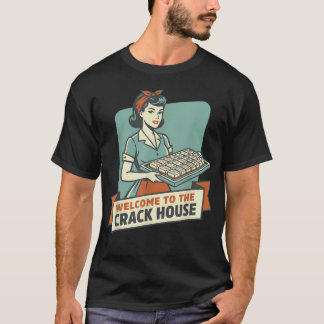 T-shirt Mahjong Vintage Bienvenue dans la Crack House