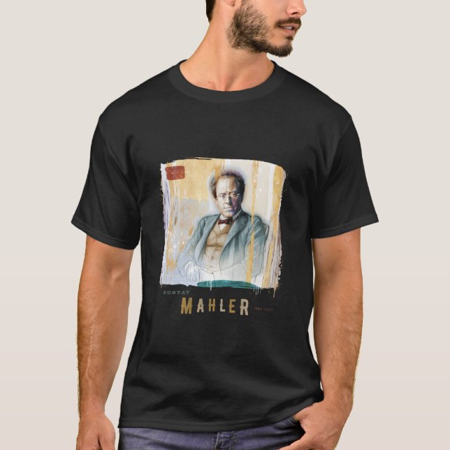 T-shirt Mahler Grands Compositeurs Al Portrait (Devant)