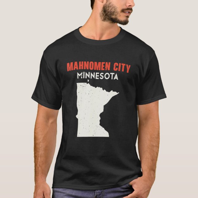 T-shirt Mahnomen ville Minnesota USA State America Travel  (Devant)